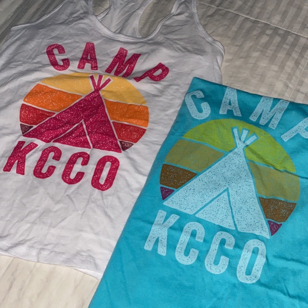 2 brand new KCCO razorback women tank tops